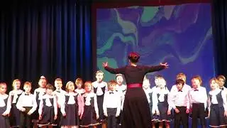 Младший хор ДМШ им. Алексеева на творческом вечере Анны  Шатковской в КМТИ им. Вишневской