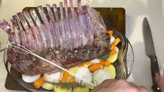 Crown Roast Rack of Lamb ( Easiest way to do it…!! )