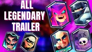 Clash Royale - All Legendary Card Trailers 2016 - 2023 ! Clash Royale Trailer