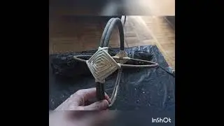 Два варианта плетения ручки кошика.
