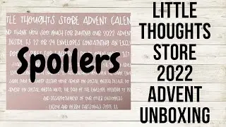 Planner Advent Calendar unboxing || Little thoughts store advent calendar 2022