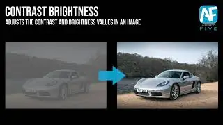 Contrast Brightness: Adjust the Contrast and Brightness Values in an Image in Amped FIVE