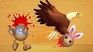 SCARY Bald Eagle VS The Buddy - Kick The Buddy