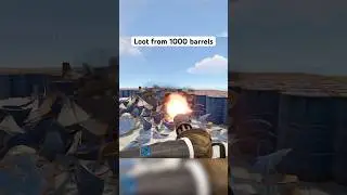 Loot from 1000 barrels in Rust