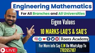 Eigen Values Btech Maths M1& M2 #jntuh
