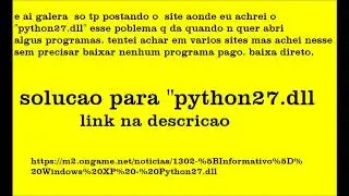 PYTHON27 DLL   RESOLVER