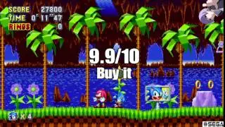 Sonic Mania 9.9/10 Go buy it