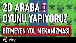 Tek videoda Unity 2D Araba Oyunu Yapmak - Object Pooling ile #objectpooling #unity #cargame #oyun