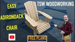 ADIRONDACK CHAIR with Free pdf Plans!