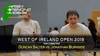 West of Ireland Open, Men's Epee Final 2019