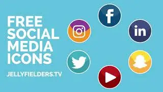 6 FREE animated social media icons