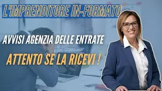 FAI ATTENZIONE SE RICEVI QUESTA COMUNICAZIONE DALL' AGENZIA DELLE ENTRATE | NUOVA CRISI D'IMPRESA