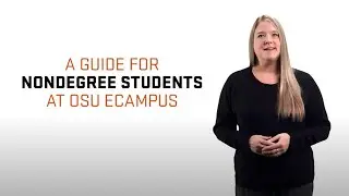 Nondegree FAQ at Oregon State Ecampus