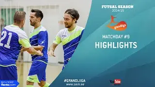 Обзор 9-го тура - Grandliiga Futsal 2024/25