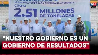 Presidenta Boluarte participa en presentación de la segunda temporada de pesca de anchoveta