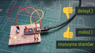Arduino millis i maszyna stanów zamiast delay