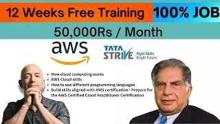 TATA launch Free AWS Certification | Free Training with Placement | TATA Strive AWS reStart Program