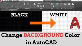 How To Change Background Color in AutoCAD | Learn With Attitude Academy | 