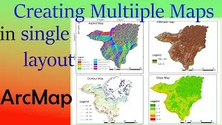 How to prepare Multiple Maps in ArcGIS with single layout