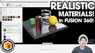 Getting Started Rendering in Fusion 360 Part 2 - Realistic Materials!