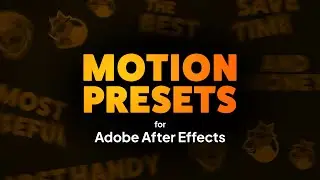 Motion Presets for Adobe After Effects
