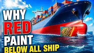 Why are ships painted red below the waterline? (The Real Reason)