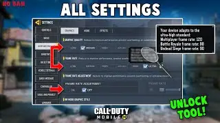 How To Unlock ALL SETTINGS In Call Of Duty Mobile + 120 FPS | Game Unlocker For 20+ Games
