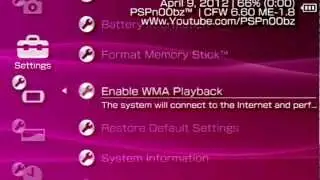 PSP Custom Firmware 6.60 ME\LME 1.8 (LightSpeed Final) (All PSP's)