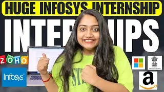 ZERO SKILLS🤯HUGE INTERNSHIP Launched by INFOSYS - Hurryup🔴WITH CERTIFICATE❤️