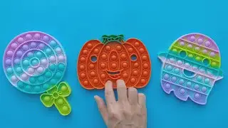 Halloween Pop It Unboxing - Pumpkin, Candy, Ghost Pop it Fidget Toy