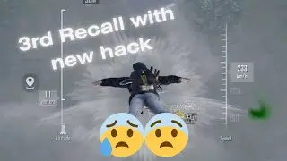 OMG!😰3RD RECALL WITH NEW HACK 😰😨 #bgmi