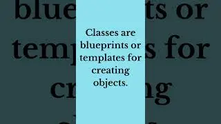 What is class in python?
