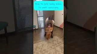 When baby is learning to walk it’s best to stimulate walking naturally 