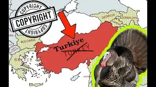 How did a copyright suit force Turkey to change its name?