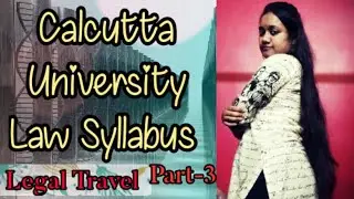 #calcuttauniversity Calcutta University B. A. LL. B. syllabus || Law Syllabus || Best books for Law