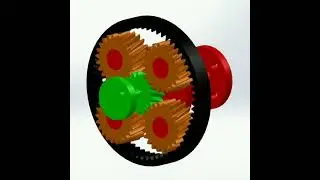 Планетарная передача с неподвижной короной 