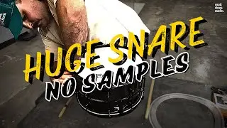 How To Get THAT BIG FAT SNARE SOUND with NO DRUM SAMPLES