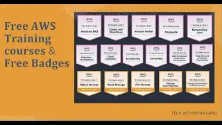 𝐅𝐫𝐞𝐞 𝐀𝐖𝐒 𝐓𝐫𝐚𝐢𝐧𝐢𝐧𝐠 𝐜𝐨𝐮𝐫𝐬𝐞𝐬 & 𝐅𝐫𝐞𝐞 𝐁𝐚𝐝𝐠𝐞𝐬! EKS | Compute | Events and Workflows | Watch now