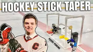 hockey stick taping machine | How to tape a hockey stick...Robot Style (2020)