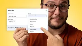 Organize your CUSTOM FIELDS in ActiveCampaign (Quick Tip!)