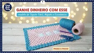 Ganhe Dinheiro com esse modelo de Tapete Fácil, Rápido e Econômico