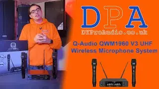 NEW Q-Audio QWM1960 V3 Wireless Microphone Set Unboxing and Review ! DYProAudio