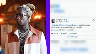 Young Thug Attempts To Squash Beef Between Drake, Future & Metro Boomin... 