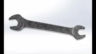 Моделирование гаечного (рожкового) ключа в Solidworks