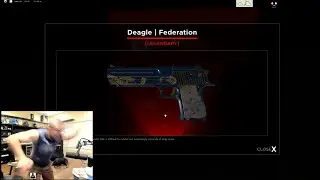 john roblox reaction to legendary skin in criminality