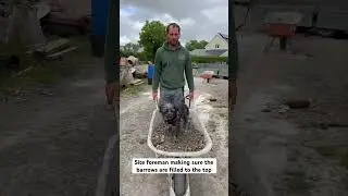Site foreman is hard work