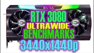 5 Games tested RTX 3080 EVGA XC3 ULTRAWIDE BENCH TEST 3440X1440