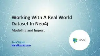 Neo4j: Import & Modelling