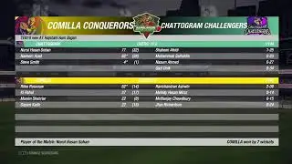 Bpl s8 semi Comilla vs Chattogram p2