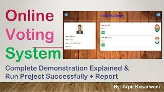 Online Voting System || PHP Project || Arpit Kesarwani